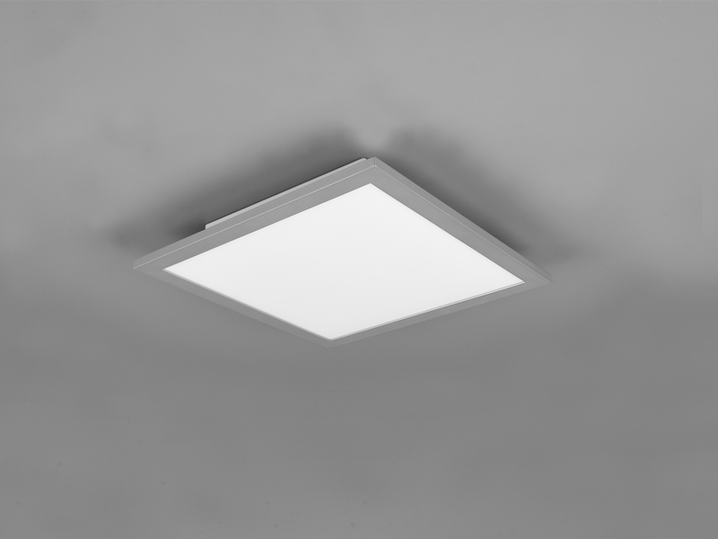 LED Deckenleuchte ALPHA Titan Panel eckig Ultra Slim, Quadrat 29cm