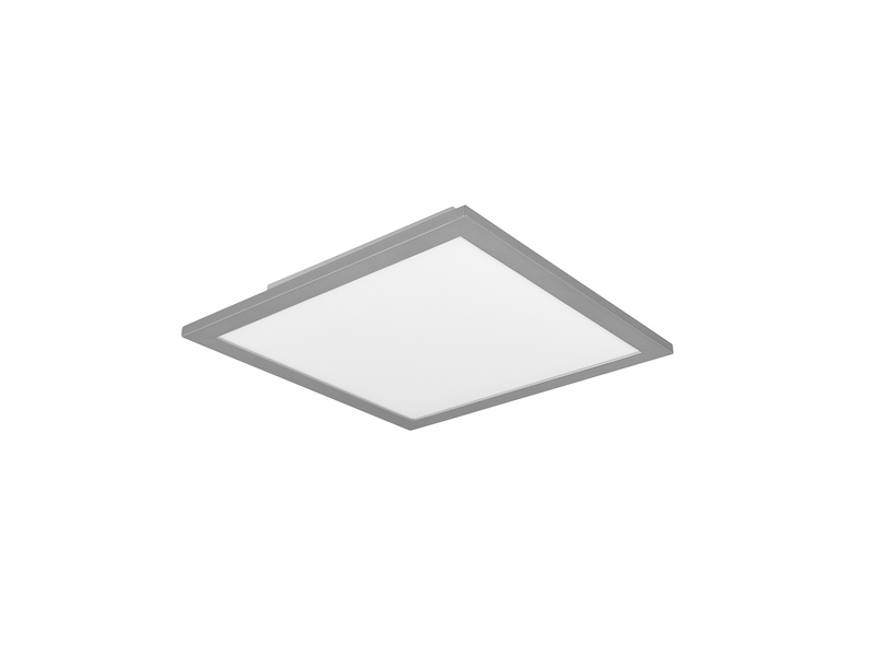 LED Deckenleuchte ALPHA Titan Panel eckig Ultra Slim, Quadrat 29cm
