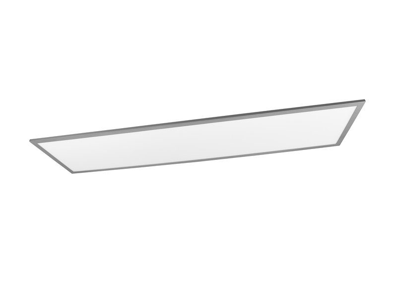 Große LED Panel Deckenleuchte GAMMA mit Fernbedienung, Grau, Breite 119cm