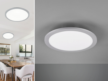 LED Deckenleuchte TIBERIUS Titan Panel Ø30cm, 5cm ultra slim