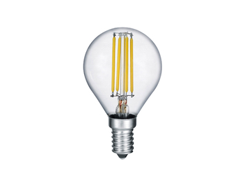 E14 Filament LED, 2 Watt, 250 Lumen, warmweiß, Ø4,5cm, nicht dimmbar