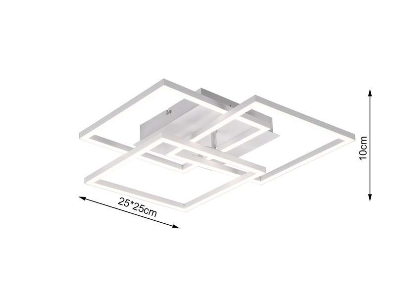 LED Deckenleuchte MOBILE Weiß dimmbar, Nachtlicht, Lichtfarbe einstellbar