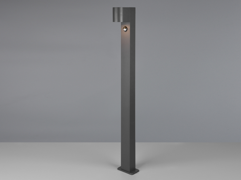 Pollerleuchte ROYA mit Bewegungsmelder, Downlight Anthrazit, Höhe 100cm