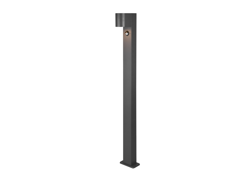 Pollerleuchte Anthrazit mit Bewegungsmelder inklusive GU10 LED, Höhe 100cm