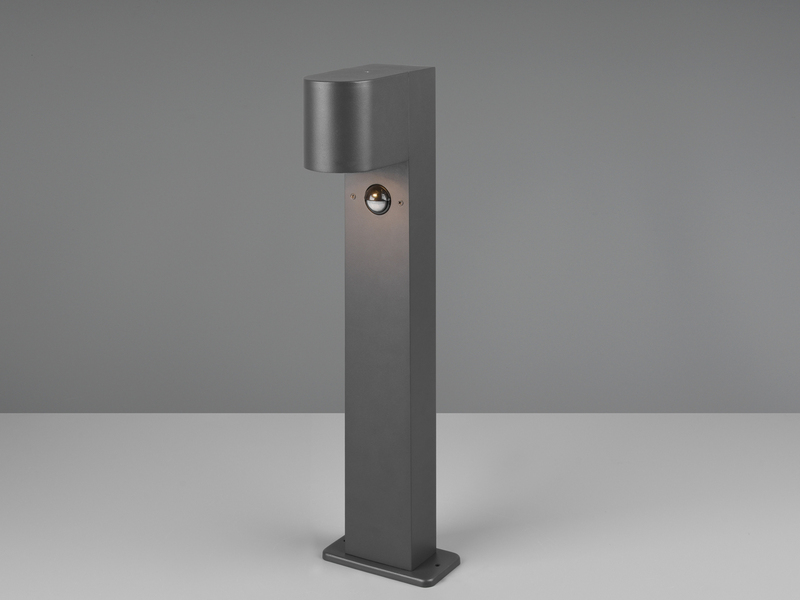 Pollerleuchte ROYA mit Bewegungsmelder, Downlight Anthrazit, Höhe 50cm