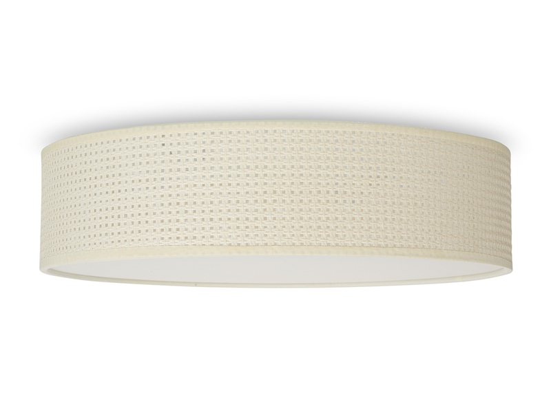 Deckenlampe CEILING DREAM, Rattan Lampenschirm / Abdeckung satiniert, Ø 40cm