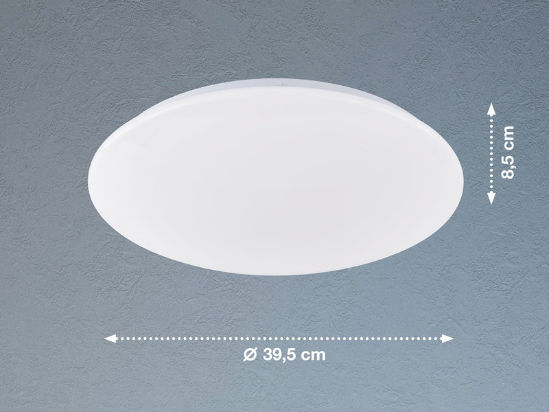 LED Deckenleuchte MONA flach - dimmbar über Lichtschalter Ø39,5cm