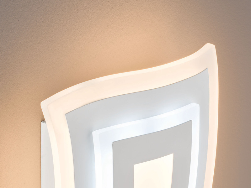 LED Wandleuchte GORDEN mit Schalter, dimmbar & Tageslicht, Höhe 43cm