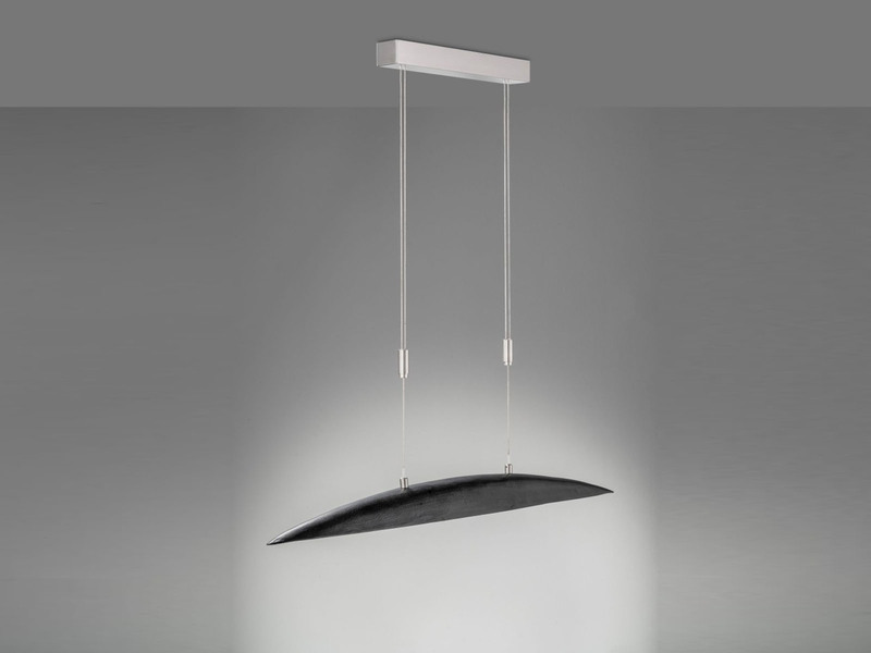 LED Pendelleuchte COLMAR Schwarz höhenverstellbar & dimmbar, 105cm lang