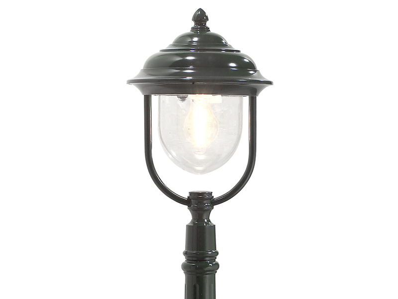 LED Außen Standlaterne Wegeleuchte im Landhausstil, grün, Höhe 118cm