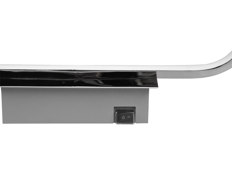 LED Badezimmer Wandleuchte GIANNI in Chrom - Spiegelleuchte, Breite 60cm