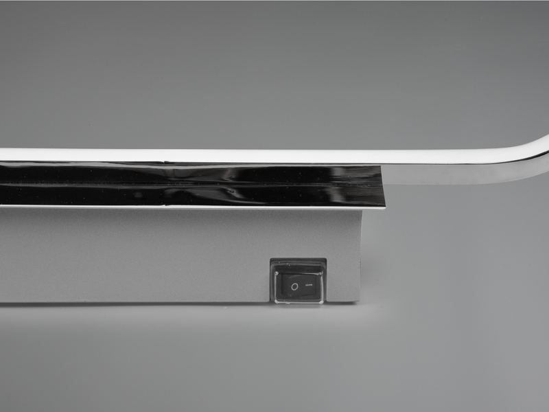 LED Badezimmer Wandleuchte 2er Set in Chrom - Spiegelleuchten, Breite 40cm
