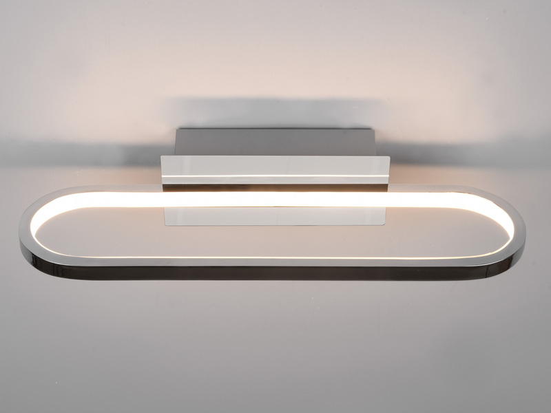 LED Badezimmer Wandleuchte 2er Set in Chrom - Spiegelleuchten, Breite 40cm