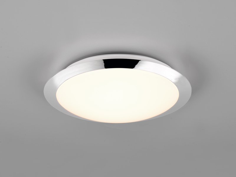 LED Deckenleuchte UMBERTO in Chrom Ø 29cm, IP44 - Badlampen