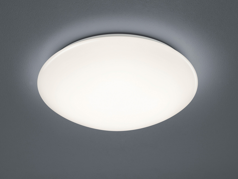 LED Deckenleuchte PAOLO in Weiß IP44 Badlampe, Ø 37cm