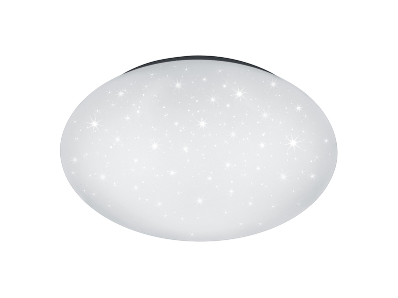 LED Sternenhimmel Deckenleuchte PAOLO in Weiß Ø 37cm, IP44 - Badlampen