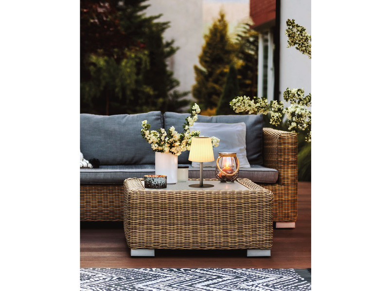 Solar Tischleuchte TURIN mit Farbwechsel - Outdoor Beleuchtung Balkon & Garten