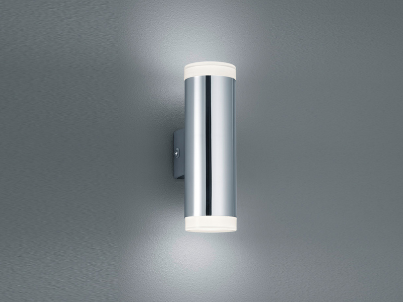 LED Badezimmer Wandleuchte RAY Up and Down in Chrom 16,6cm - Spiegelleuchte