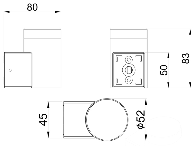 LED Badezimmer Wandleuchten 2er Set in Chrom 8,3cm - Spiegelleuchte