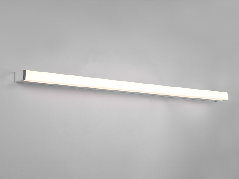 LED Badezimmer Wandleuchte FABIO in Chrom - Spiegelleuchte, Breite 120cm