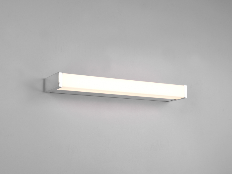 LED Badezimmer Wandleuchte FABIO in Chrom - Spiegelleuchte, Breite 42,5cm