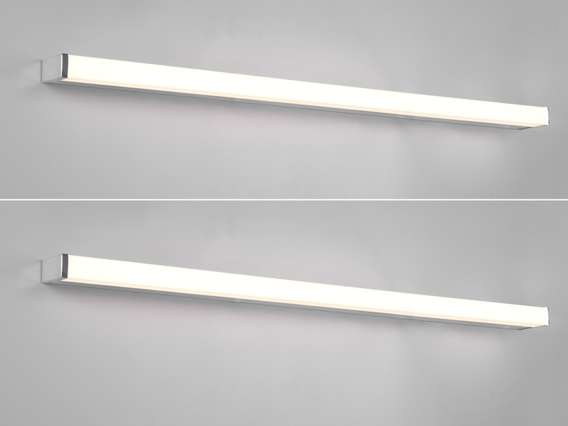 LED Badezimmer Wandleuchten 2er Set in Chrom 120cm - Spiegelleuchte