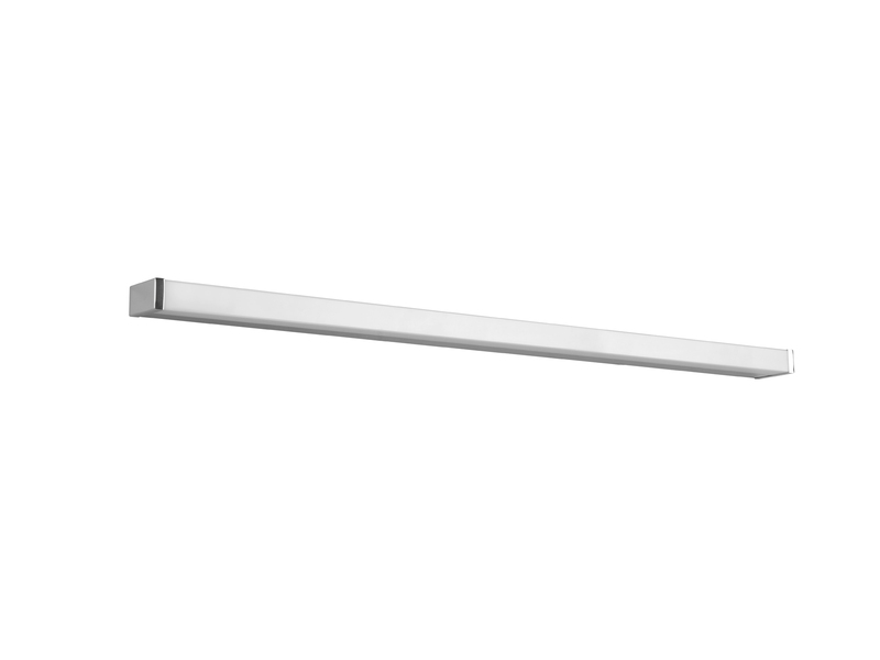 LED Badezimmer Wandleuchten 2er Set in Chrom - Spiegelleuchten, Breite 120cm
