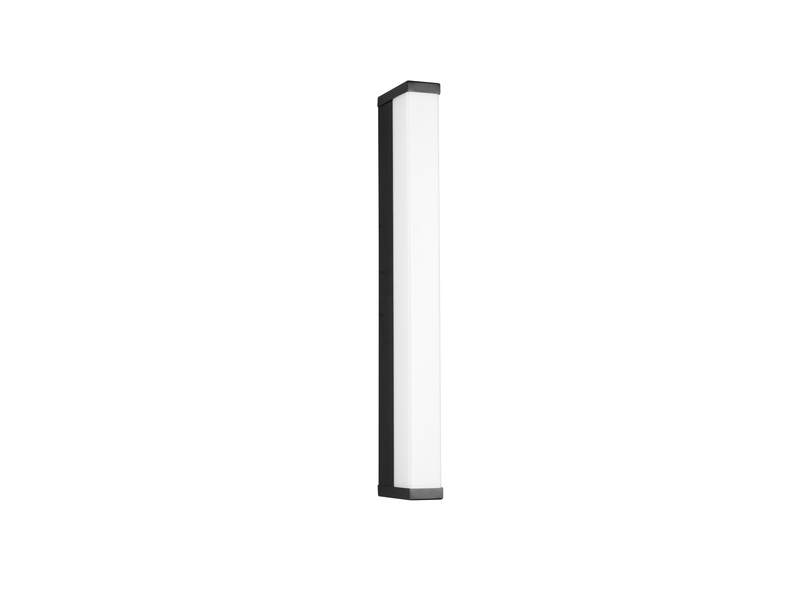 LED Badezimmer Wandleuchten 2er Set in Schwarz - Spiegelleuchten, Breite 42,5cm
