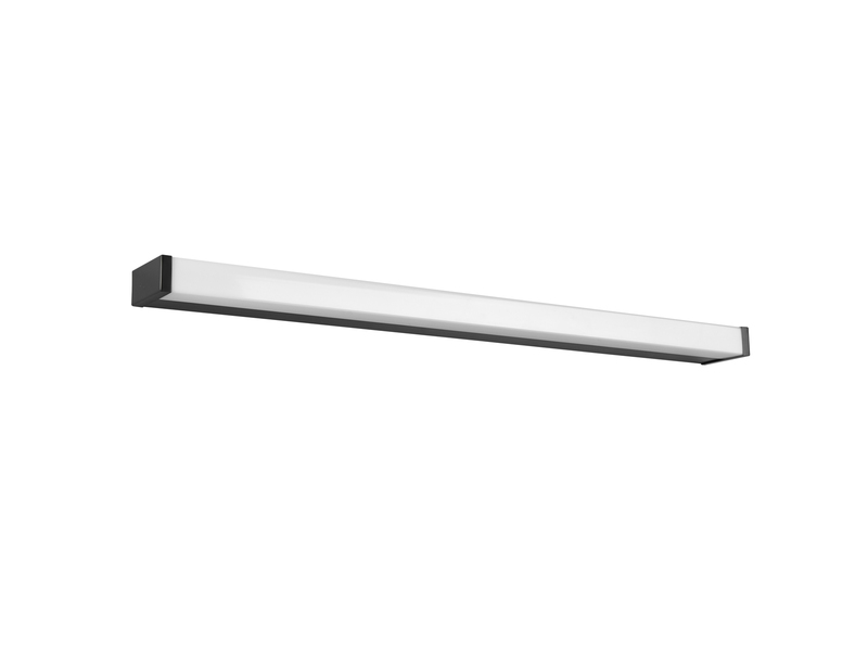 LED Badezimmer Wandleuchten 2er Set in Schwarz - Spiegelleuchten, Breite 80cm