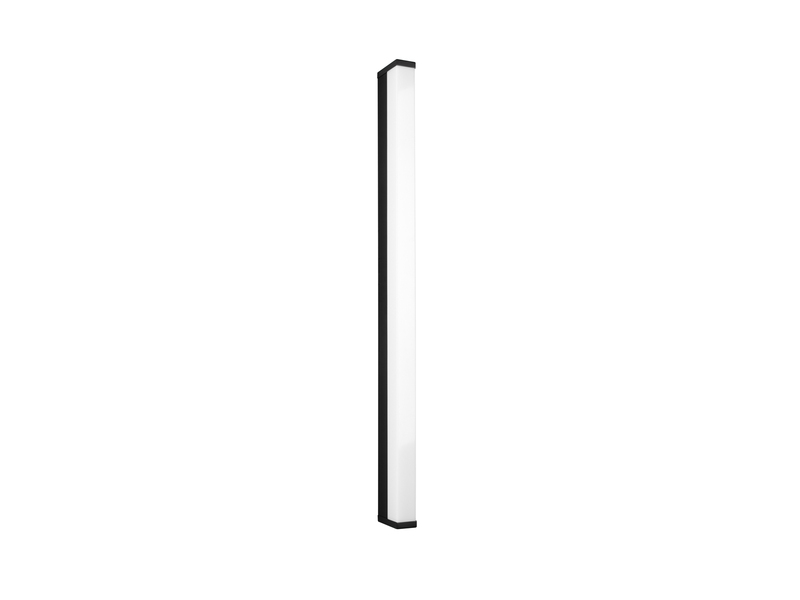 LED Badezimmer Wandleuchten 2er Set in Schwarz - Spiegelleuchten, Breite 80cm