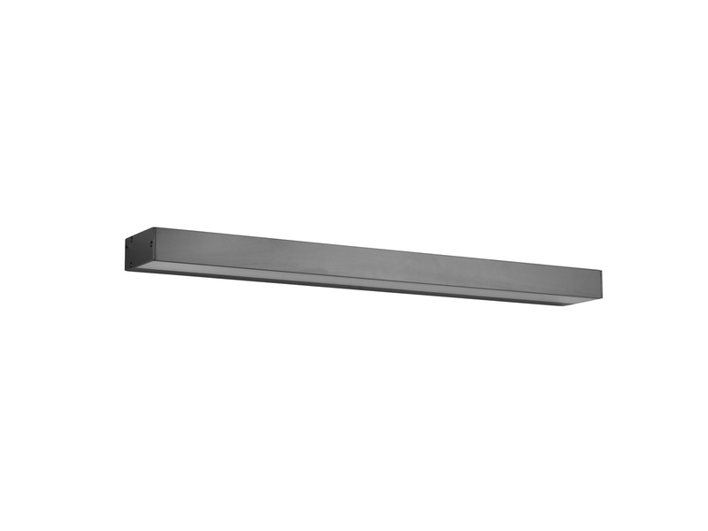 LED Badezimmer Wandleuchte ROCCO Schwarz - Up-Down Spiegelleuchte, Breite 60cm