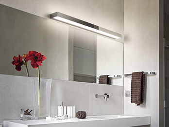 LED Badezimmer Wandleuchte ROCCO Chrom - Up-Down Spiegelleuchte, Breite 90cm