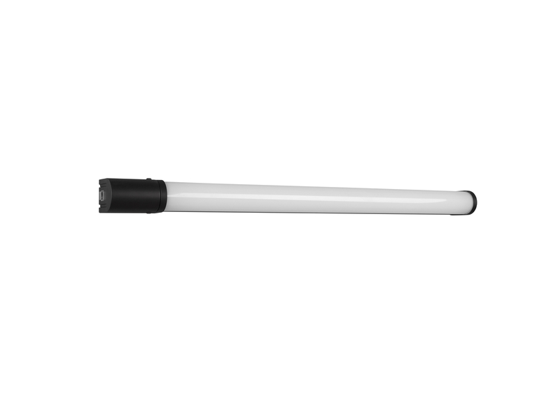 LED Bad Wandleuchte PIERA mit Steckdose Schwarz - Spiegelleuchte, Breite 79cm