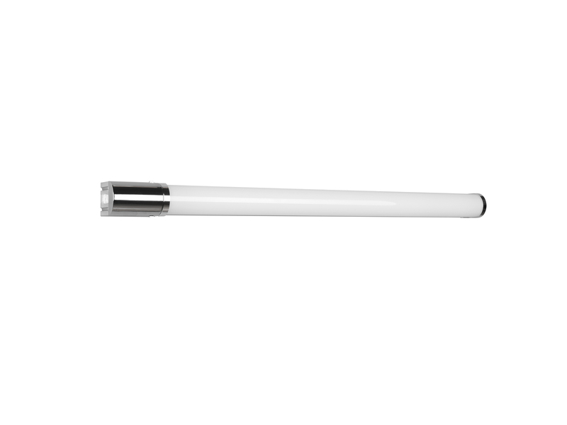 LED Bad Wandleuchten 2er Set mit Steckdose Chrom - Spiegelleuchten, B: 79cm