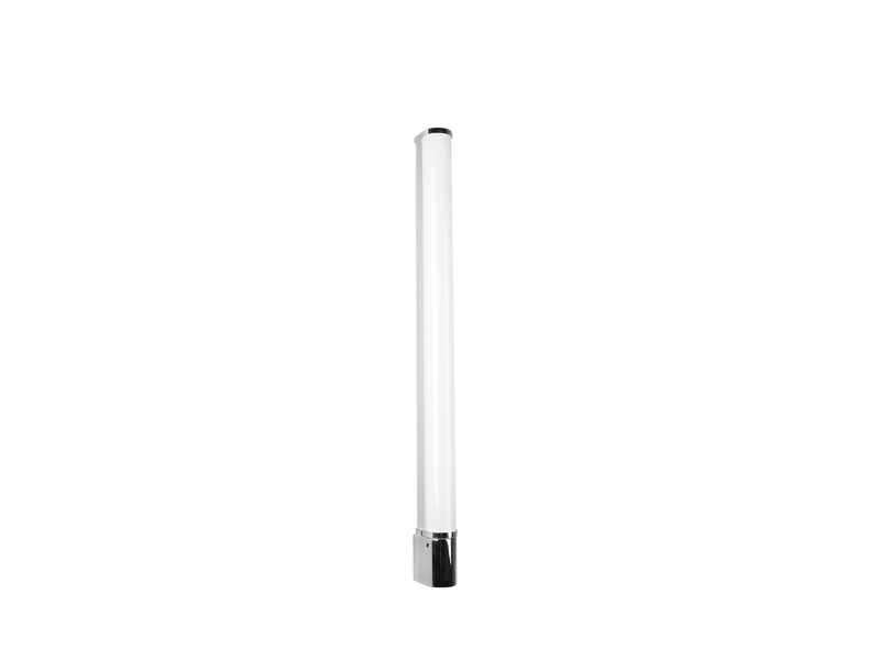 LED Bad Wandleuchten 2er Set mit Steckdose Chrom - Spiegelleuchten, B: 79cm