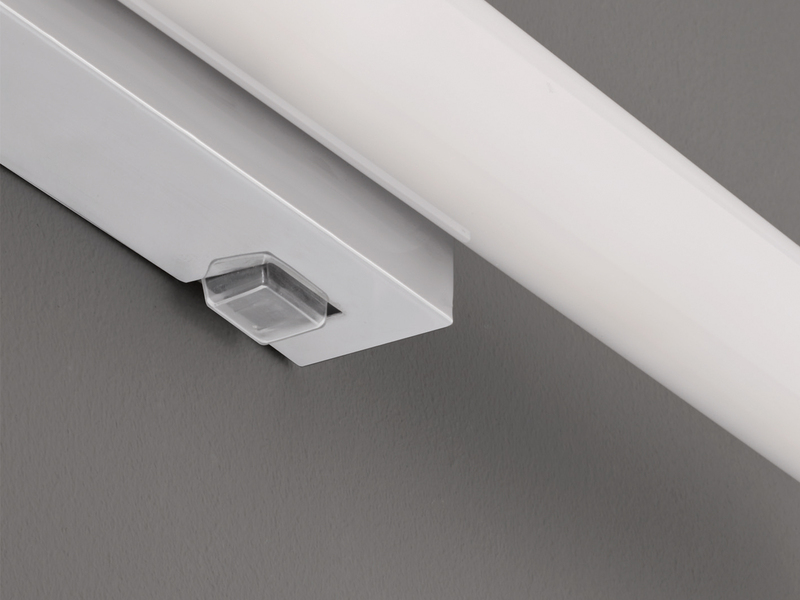 LED Bad Wandleuchte MATTIMO mit Schalter Chrom - Spiegelleuchte, Breite 40cm