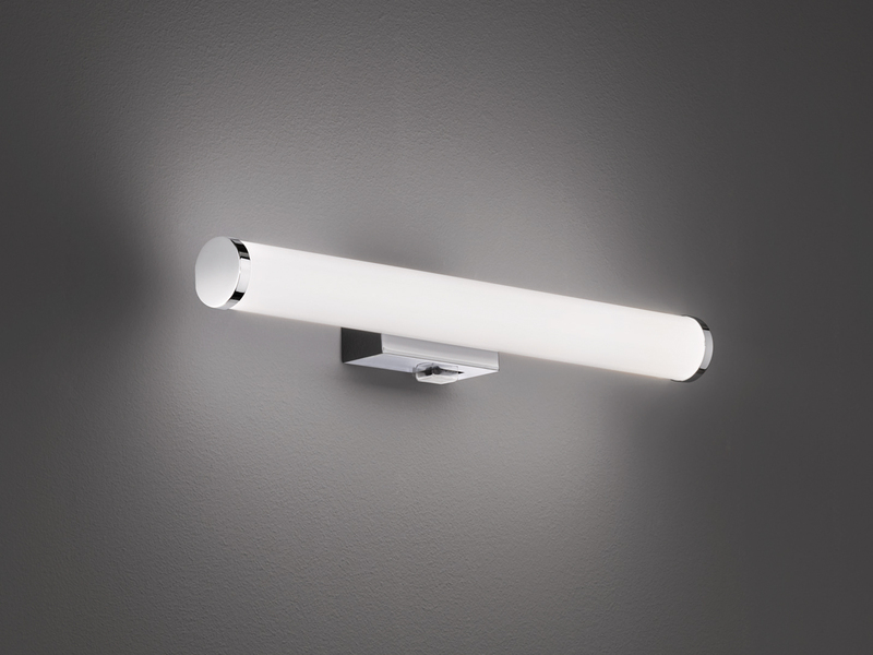 LED Bad Wandleuchte MATTIMO mit Schalter Chrom - Spiegelleuchte, Breite 40cm