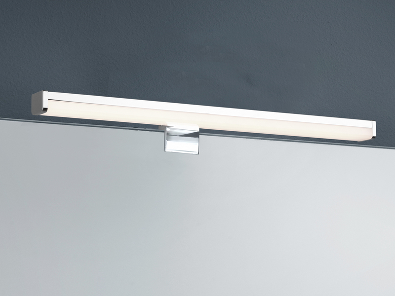 LED Badezimmer Wandleuchte LINO in Chrom, Breite 40cm - Spiegelleuchte