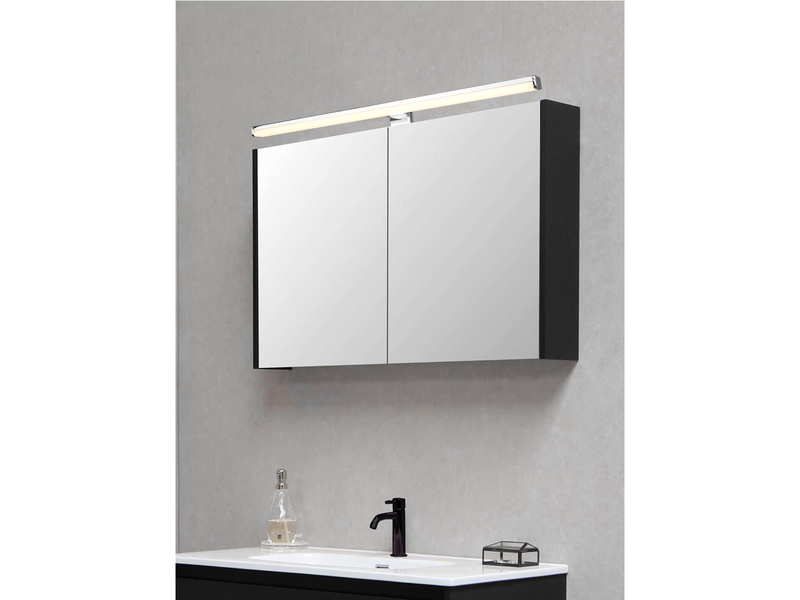 LED Badezimmer Wandleuchte LINO in Chrom - Spiegelleuchte, Breite 60cm