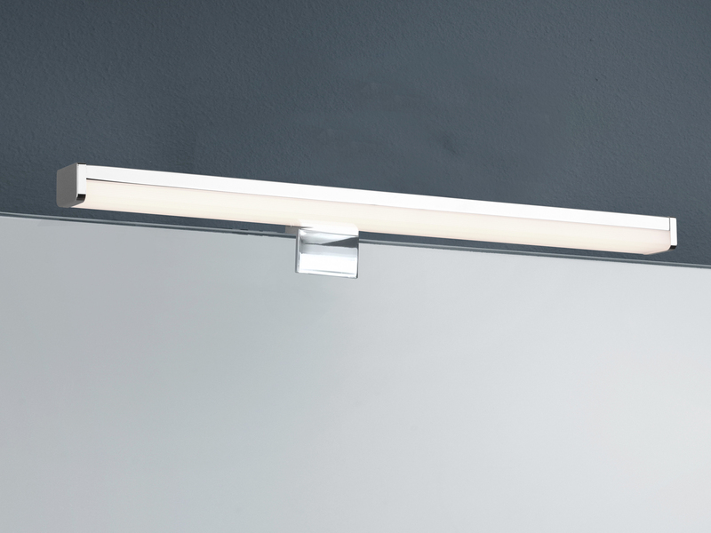 LED Badezimmer Wandleuchten 2er Set in Chrom - Spiegelleuchten, Breite 40cm