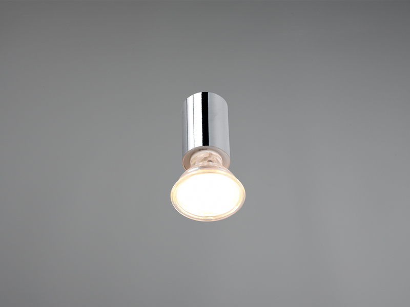 LED Badezimmerlampe dimmbar Chrom - Spiegelklemmleuchte mit schwenkbarem Spot