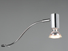 Badezimmerlampe GIADA in Chrom für Spiegelschrank mit schwenkbarem Spot
