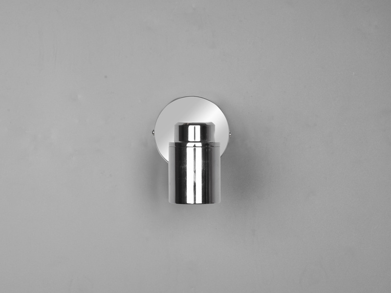 LED Wandstrahler Badezimmerlampe Silber Chrom, Breite 10,5cm