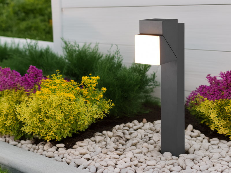 Schwenkbare LED Außen Wegeleuchte AVON Höhe 50cm, Anthrazit