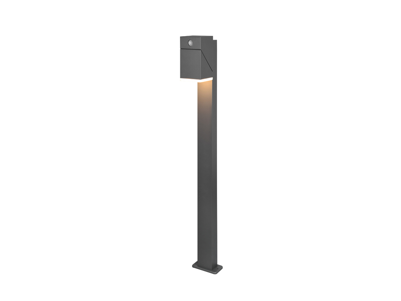 Schwenkbare LED Außen Wegeleuchte AVON mit Bewegungsmelder, H: 100cm