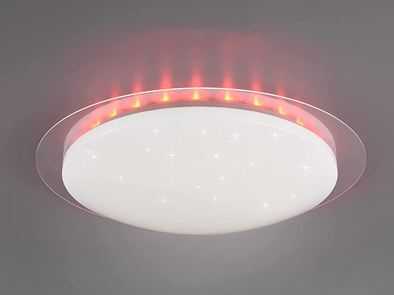 LED Deckenleuchte Fernbedienung dimmbar Sternenhimmel Farbwechsel, Ø72cm