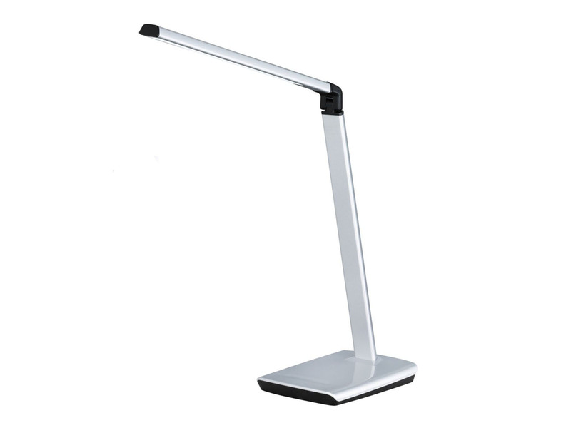LED Schreibtischlampe BRIGHT Silber dimmbar & Tageslicht, Höhe 79cm