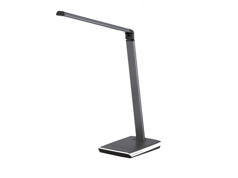 LED Schreibtischlampe BRIGHT Grau dimmbar & Tageslicht, Höhe 79cm