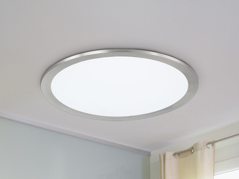 Kleine LED Deckenleuchte PHOENIX extrem flach & rund, dimmbar, Ø 30cm