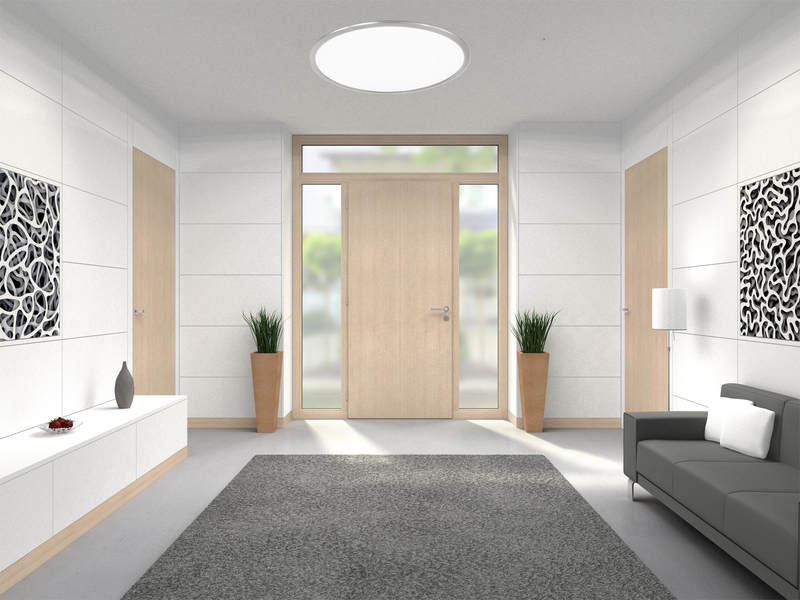 Große LED Deckenleuchte PHOENIX extrem flach & rund, dimmbar, Ø 62cm
